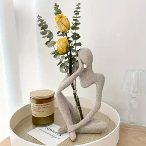 Abstract Thinker Sculpture