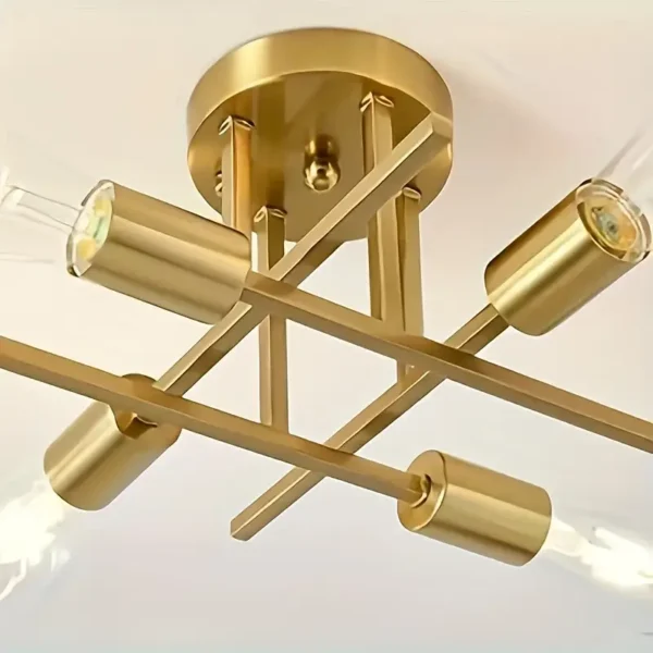 Modern Gold Iron Satellite Ceiling Light - Image 2